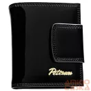 Peterson Női Bőr Pénztárca Ptn Lj-42329-0612 Black-Gold