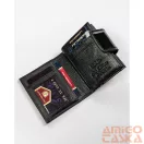 Peterson Női Bőr Pénztárca Ptn Lj-42329-0612 Black-Gold