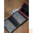 Férfi Bőr Pénztárca N4-Vt2 Black-Red