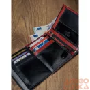 Férfi Bőr Pénztárca N4-Vt2 Black-Red