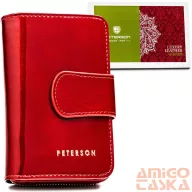 Peterson Női Bőr Pénztárca Ptn 76115-Sh-0875 Red - Piros