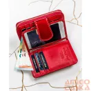 Peterson Női Bőr Pénztárca Ptn 76115-Sh-0875 Red - Piros