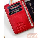 Peterson Női Bőr Pénztárca Ptn 76115-Sh-0875 Red - Piros