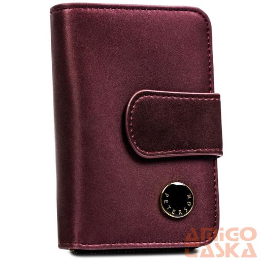 Peterson Női Pénztárca - Echo És Természetes Bőr Ptn Ps115-Hnl-2951 Purple