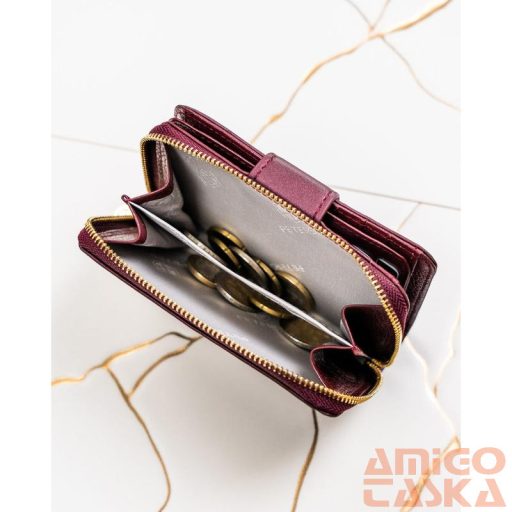 Peterson Női Pénztárca - Echo És Természetes Bőr Ptn Ps115-Hnl-2951 Purple
