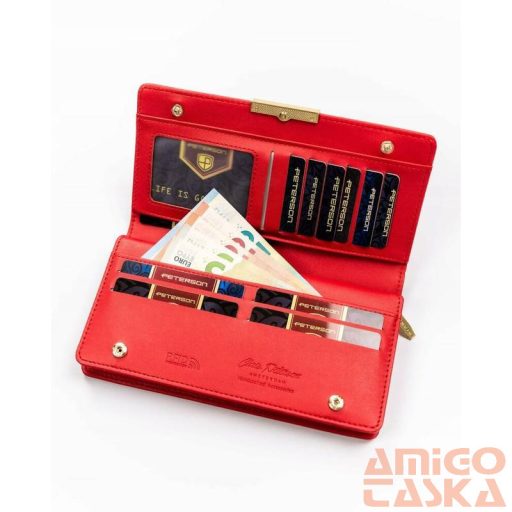 Peterson Női Pénztárca Ptn 005-Ys-9727 Red