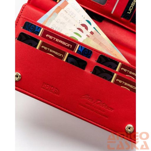Peterson Női Pénztárca Ptn 005-Ys-9727 Red