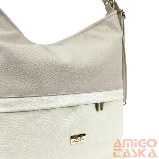 Zellia Női Válltáska/Hátizsáká Alakítható Zlb275 Beige - Shiny -