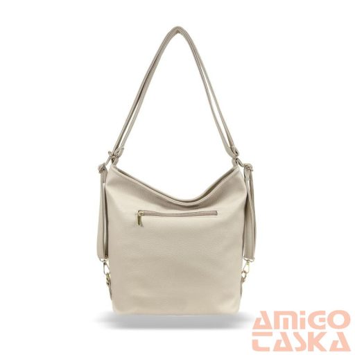 Zellia Női Válltáska/Hátizsáká Alakítható Zlb275 Beige - Shiny -