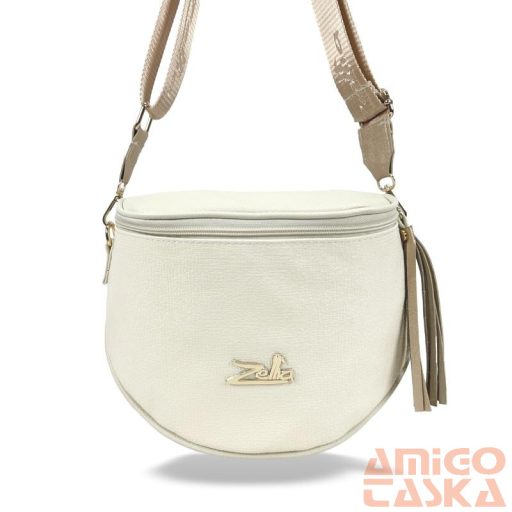 Zellia Női Oldaltáska 21028 Világos Beige - Shiny -