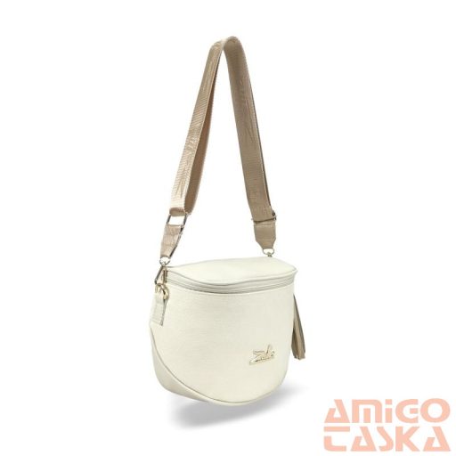 Zellia Női Oldaltáska 21028 Világos Beige - Shiny -