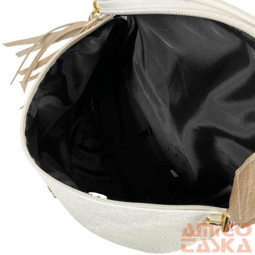 Zellia Női Oldaltáska 21028 Világos Beige - Shiny -