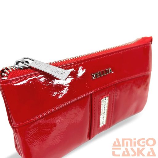 Zellia Női Pénztárca Hz-127 K892 - 2166 -Aurora Red - Piros Lakk