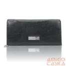 Jennifer Jones Női Pénztárca 1109-7 Fekete - Nagy Méret - Cipzáros Aprótartóval