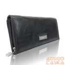 Jennifer Jones Női Pénztárca 1109-7 Fekete - Nagy Méret - Cipzáros Aprótartóval