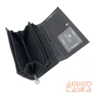 Jennifer Jones Női Pénztárca 1109-7 Fekete - Nagy Méret - Cipzáros Aprótartóval