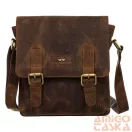 Peterson férfi bőr oldaltáska 996-M-NSH-4901 Tan – Barna