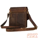 Peterson férfi bőr oldaltáska 996-M-NSH-4901 Tan – Barna
