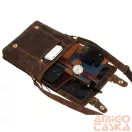 Peterson férfi bőr oldaltáska 996-M-NSH-4901 Tan – Barna