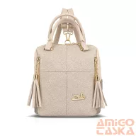 Zellia Női Hátizsák 25180 Beige-Arany - Rimini-Groove -