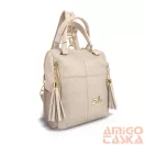 Zellia Női Hátizsák 25180 Beige-Arany - Rimini-Groove -