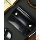 Férfi Bőr Pénztárca N02-Rvt Black
