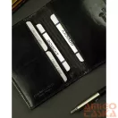 Férfi Bőr Pénztárca N02-Rvt Black