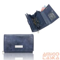 Jennifer Jones Női Pénztárca Kék-1103-7-Közepes Méret