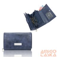 Jennifer Jones Női Pénztárca Kék-1103-7-Közepes Méret