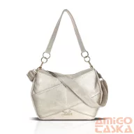 Zellia Női Válltáska 25199 Beige-Arany - Brw -