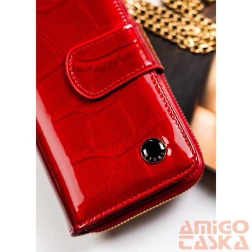 Peterson Női Bőr Pénztárca Ptn 76116-Cb-8744 Red