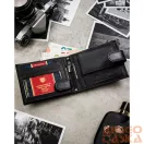 Peterson Férfi Bőr Pénztárca Ptn N992L-Spdm-9523 Fekete