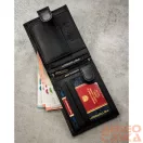 Peterson Férfi Bőr Pénztárca Ptn N992L-Spdm-9523 Fekete