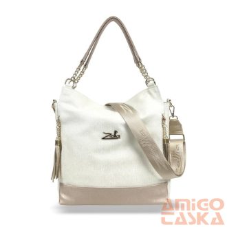 Zellia Női Válltáska 25022 Beige - Pearl -