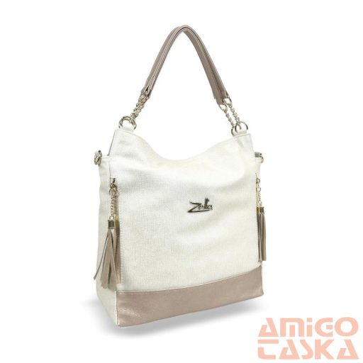 Zellia Női Válltáska 25022 Beige - Pearl -