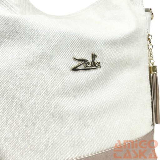 Zellia Női Válltáska 25022 Beige - Pearl -