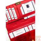 Peterson Női Bőr Pénztárca Rh-20A-1-Dbf-5463 Red - Piros