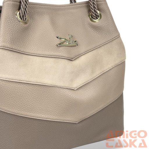 Zellia Női Válltáska 24056 Taupe