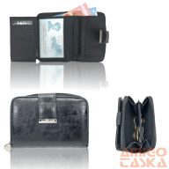 Jennifer Jones Női Pénztárca 1104-7 Fekete - Kicsi Méret