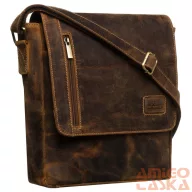   Peterson férfi bőr oldaltáska EASTON-TMH-4879 Tan – Barna