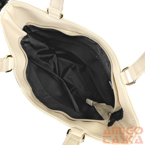Zellia Női Válltáska 24167 Beige-Arany - Pearl -