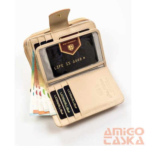 Peterson Női Bőr Pénztárca Ptn 425214-Dsl-6136 Gold