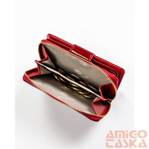 Peterson Női Bőr Pénztárca Ptn 76115-Sbr-0806 Red - Piros