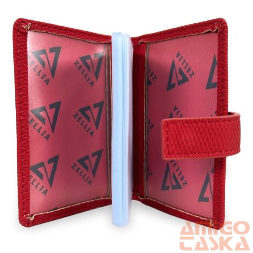 Zellia Női Kártyatartó Hz-128 D217 - 2181D - Red - Piros