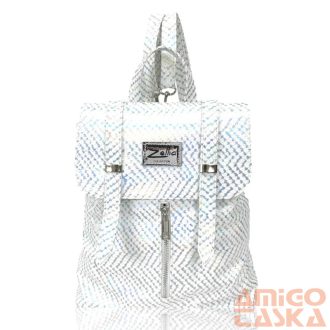 Zellia Női Hátizsák Td22013 Fehér - Színes Hologram -
