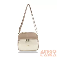 Zellia Női Oldaltáska Zvn24010 Beige-Arany - Csillámos -