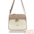 Zellia Női Oldaltáska Zvn24010 Beige-Arany - Csillámos -