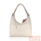 Zellia Női Válltáska 26038F Beige-Arany - Glass - Virág Dísszel -