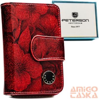 Peterson Női Bőr Pénztárcaptn Ps115-Fds-1862 Red - Piros