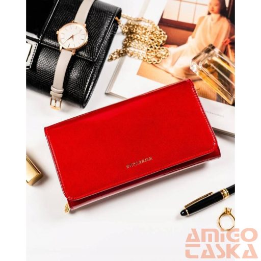 Peterson Női Bőr Pénztárca 421077-Saf-7228 Red - Piros